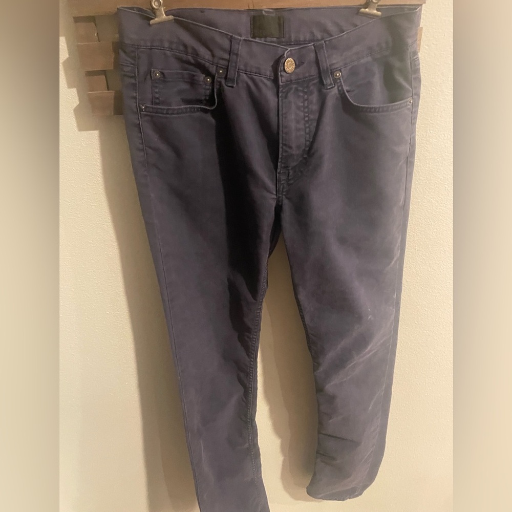 ACNE STUDIOS Ace Ups Navy Jeans‎ Men's W31/L32 navy Blue Denim Slim Fit Zip Fly